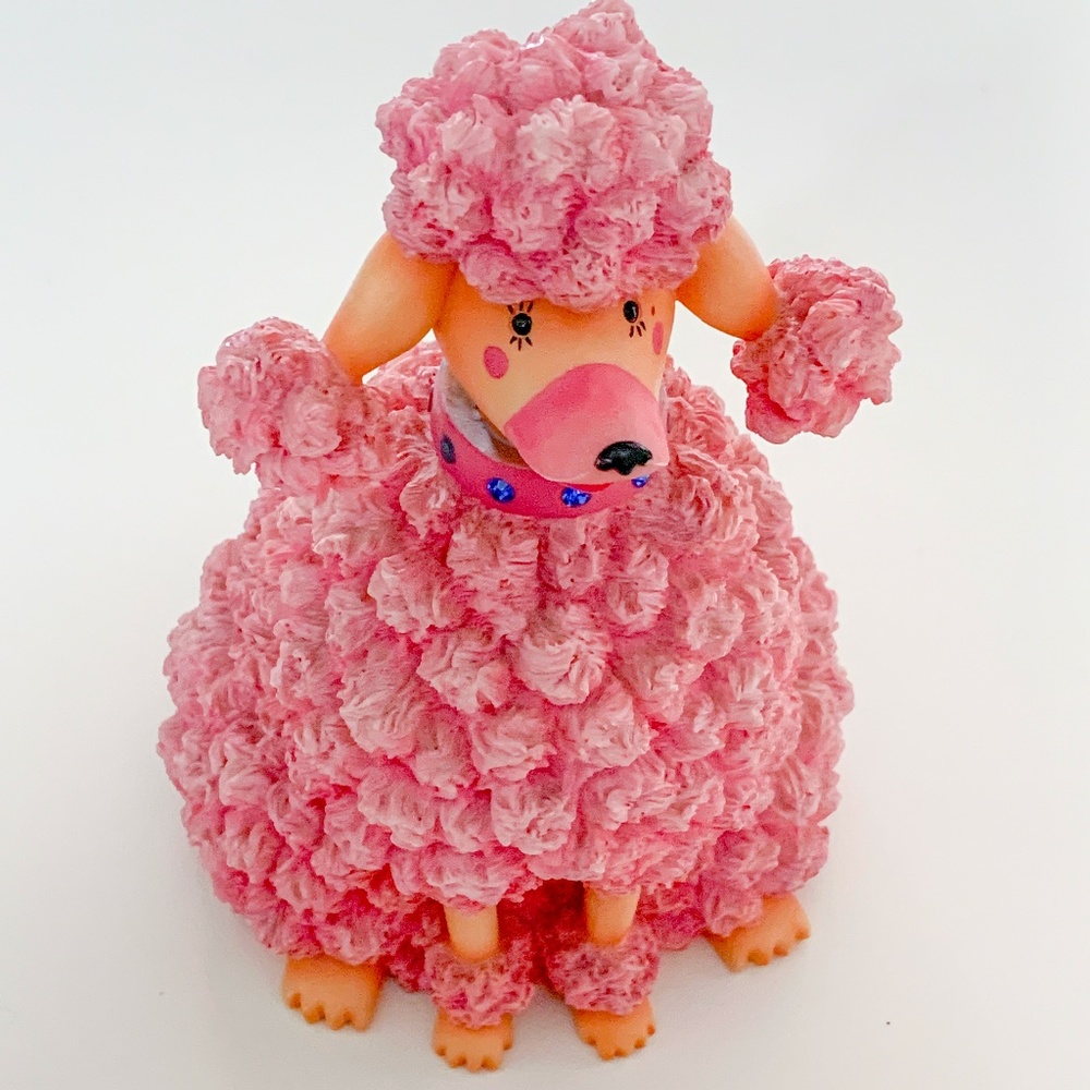 Pink Poodle Coin Bank